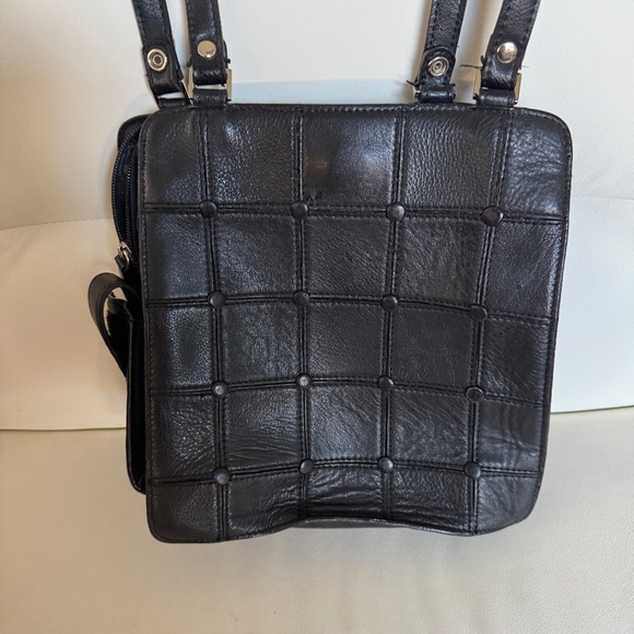M.C. (Marc Chantal) Crossbody Black Handbag - Picture 1 of 5